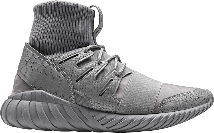 Кроссовки Adidas Tubular Doom 'Metallic Silver', серый