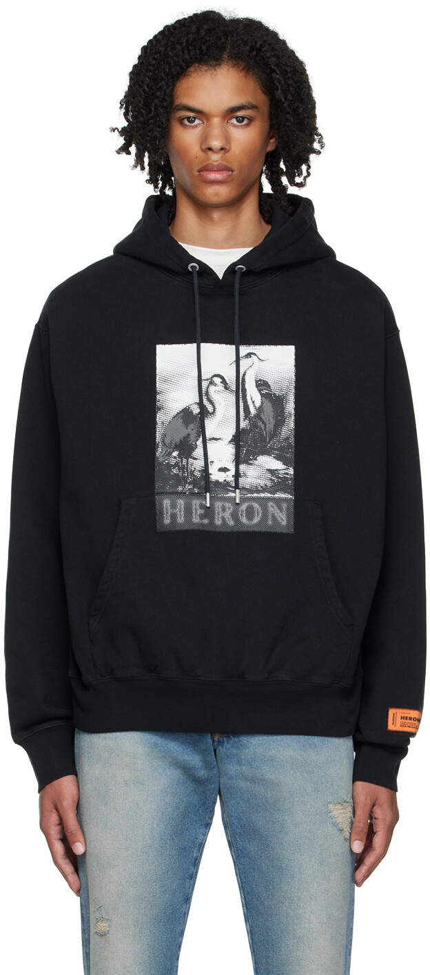 

Черная худи Halftone Heron Heron Preston, Черный