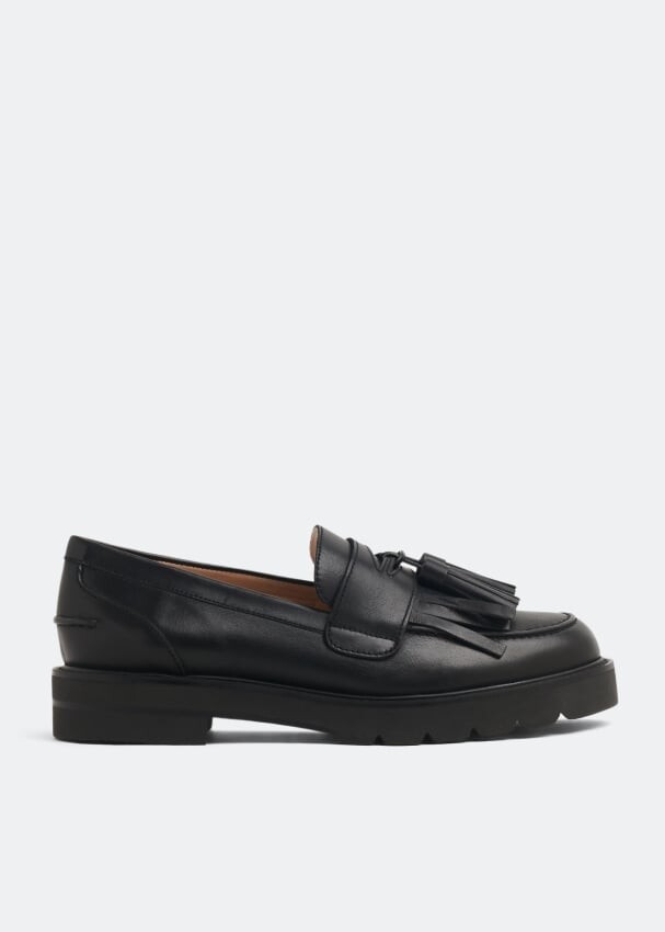 

Лоферы STUART WEITZMAN Mila Lift loafers, черный