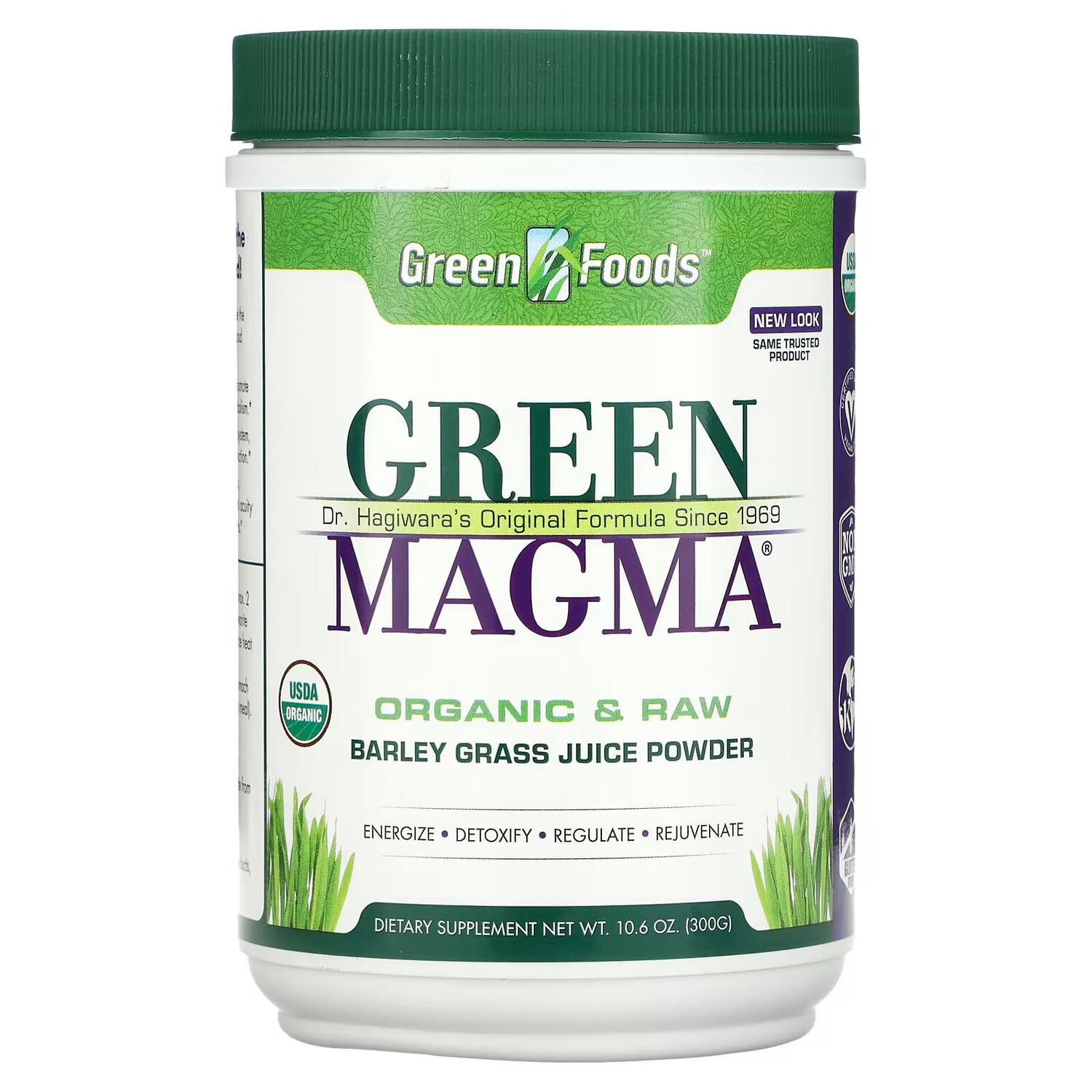 

Сок из зеленых побегов ячменя Green Foods Green Magma в порошке, 300 г