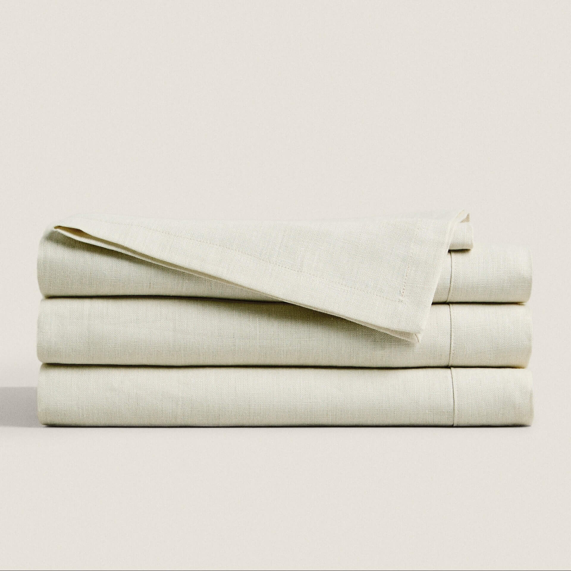 Скатерть Zara Home Basic Linen, серо-бежевый