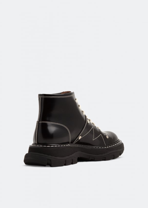 Alexander mcqueen lace store up boots