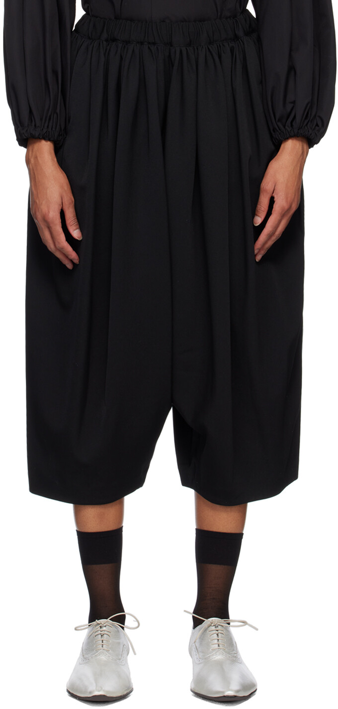 

Черные брюки с кулиской Comme des Garçons