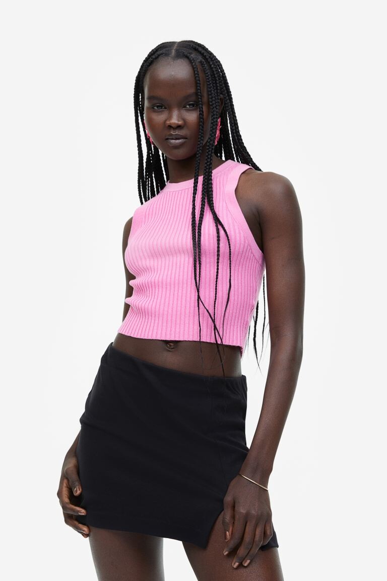 

Короткая юбка H&M, черный