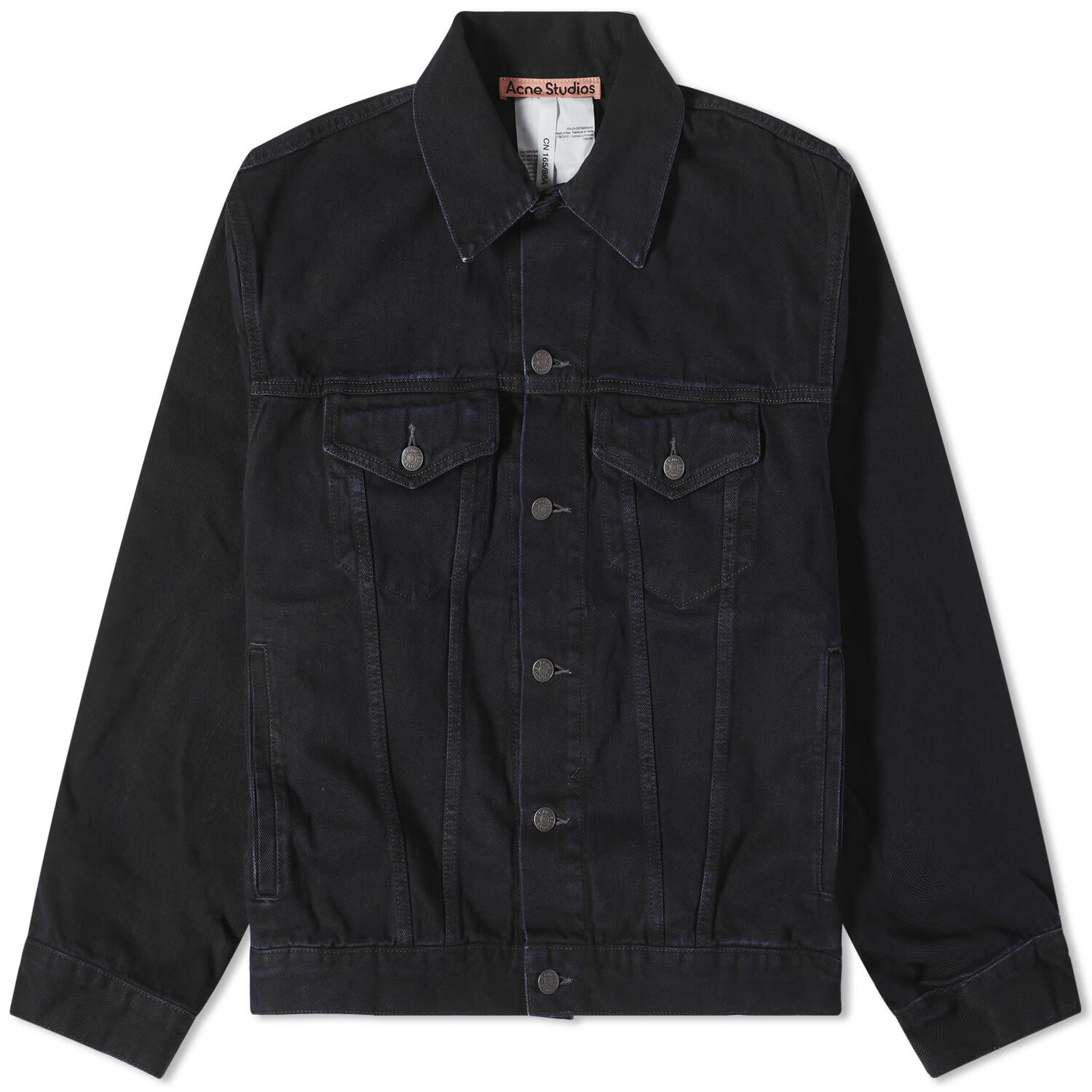 

Куртка Acne Studios Rob Relaxed Denim, черный