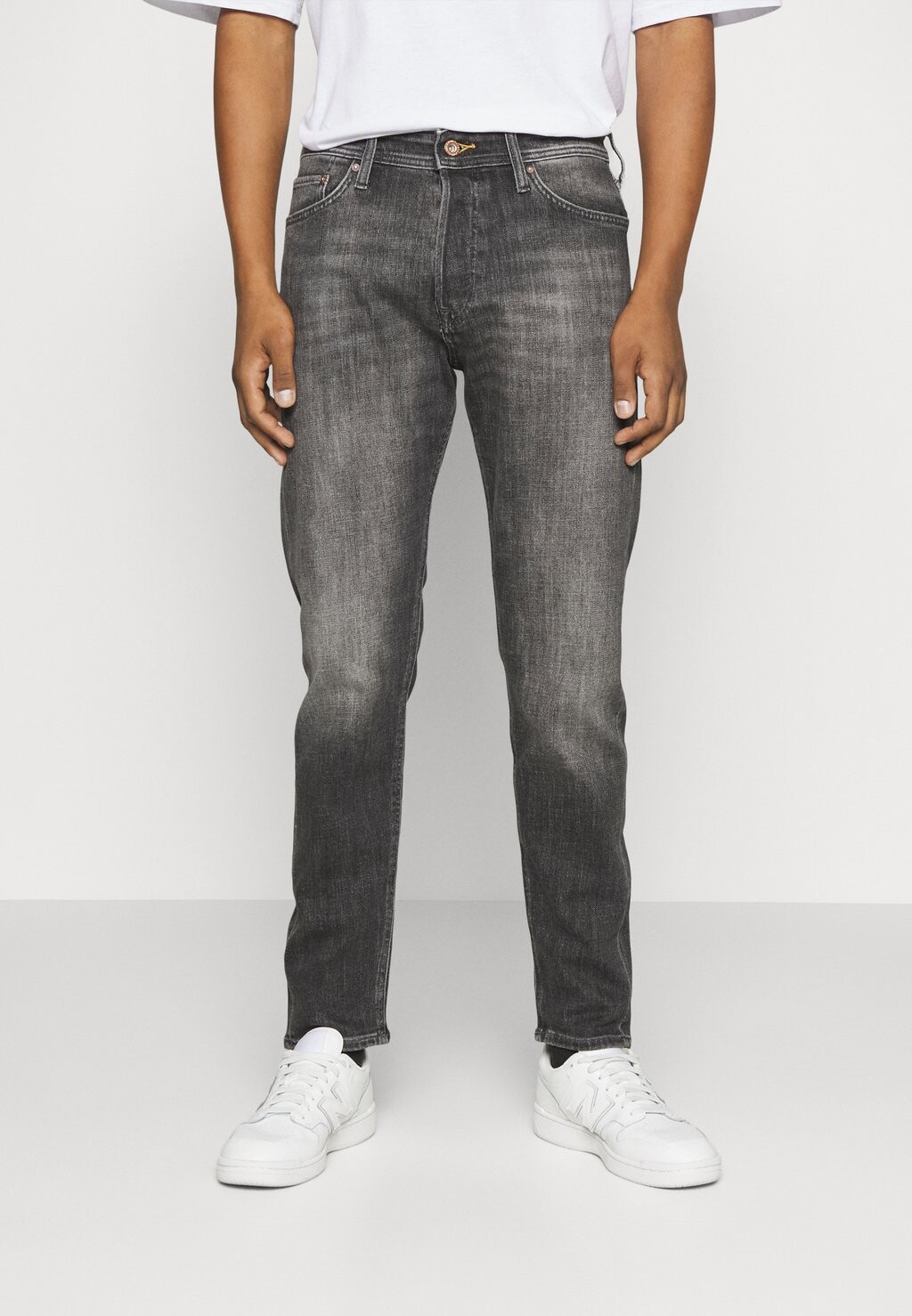 Джинсы Tapered Fit JJIERIK JJORIGINAL Jack & Jones, серый деним