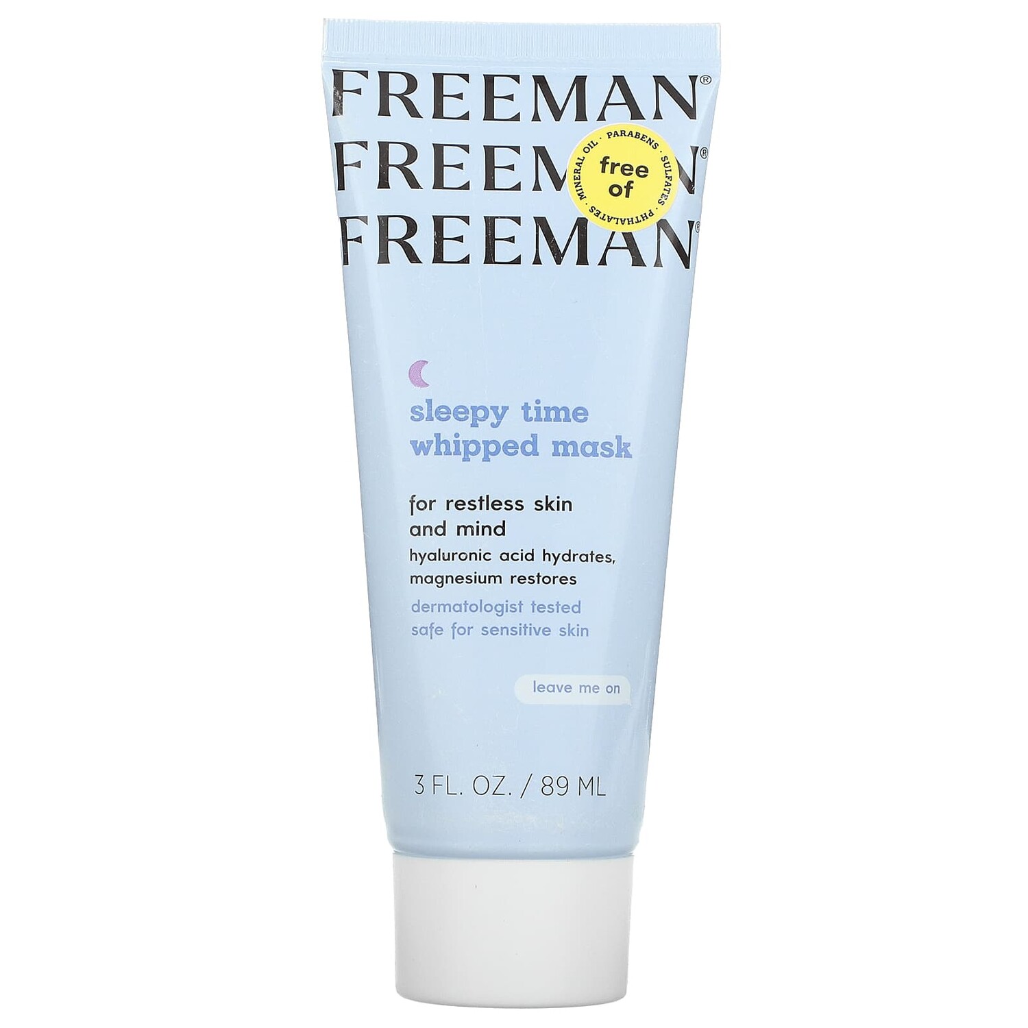 

Взбитая косметическая маска Sleepy Time, 89 мл (3 жидк. Унции), Freeman Beauty