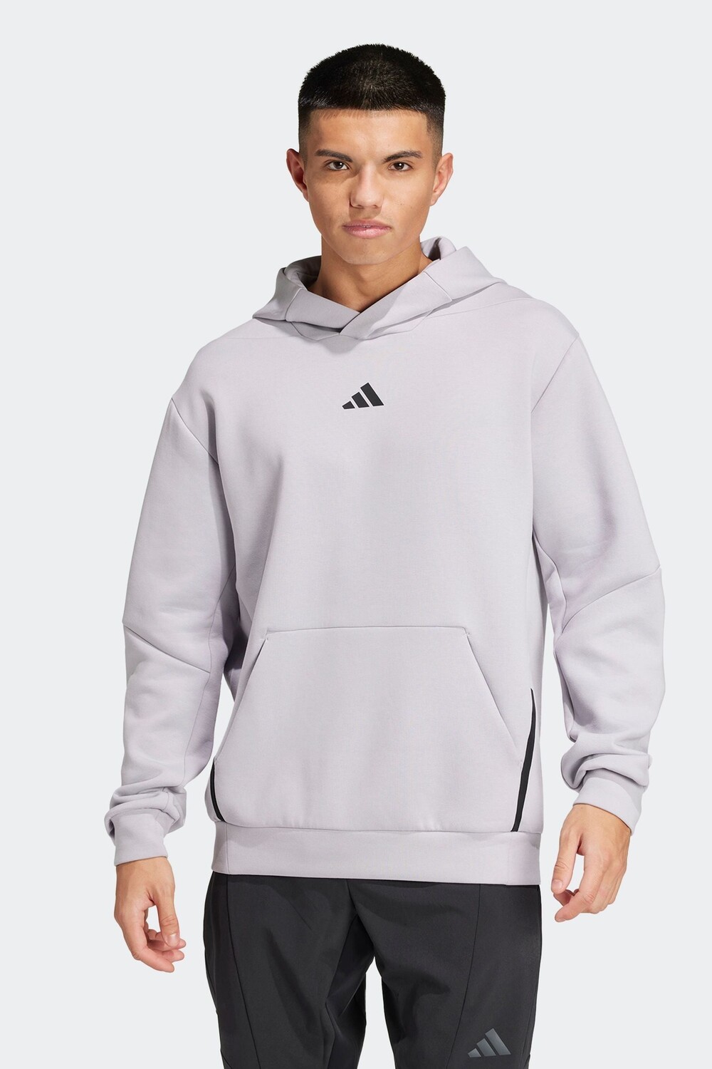 

Толстовка с капюшоном, предназначенная для тренировок Adidas, серый