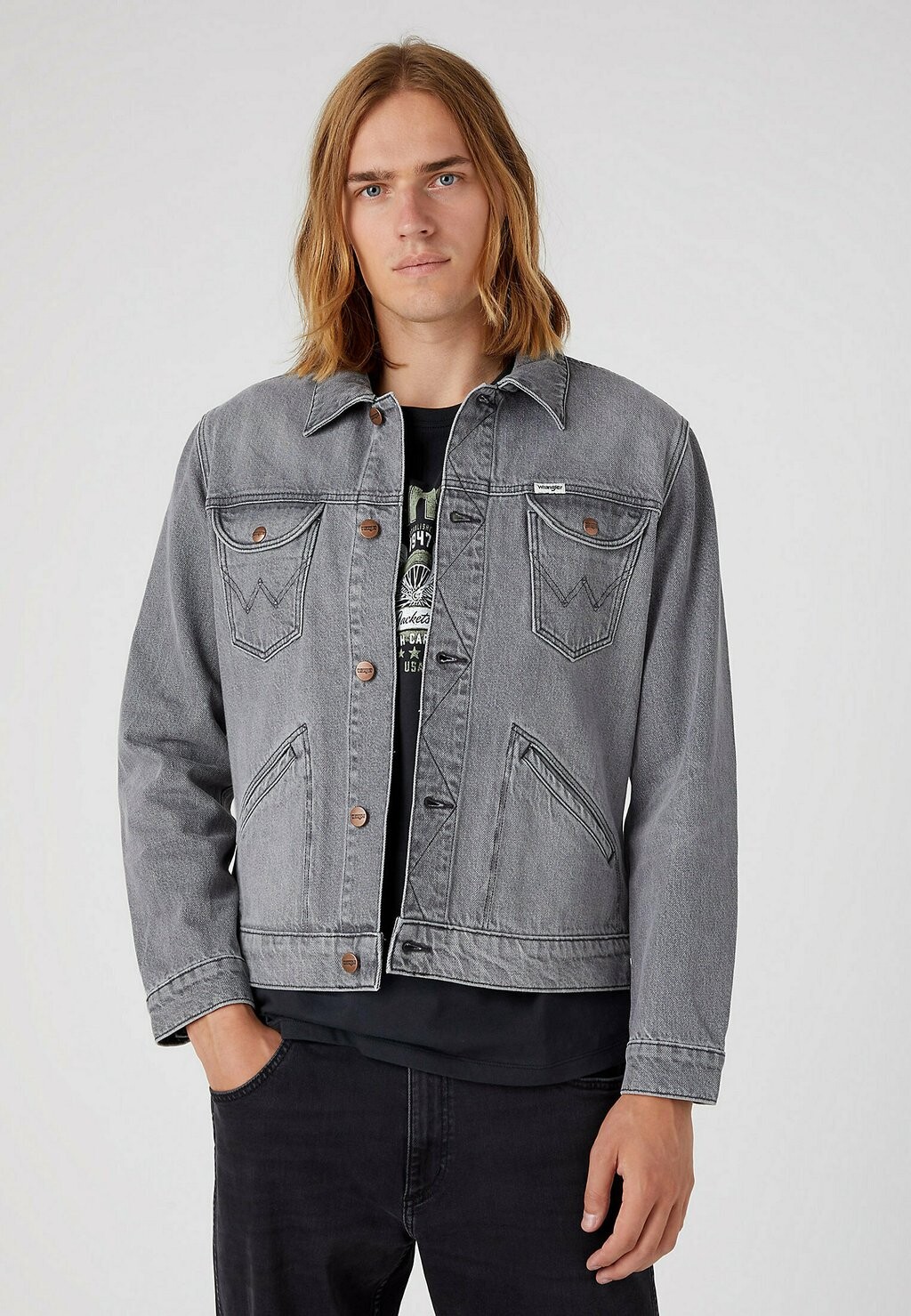 

Джинсовая куртка Wrangler, цвет bright side