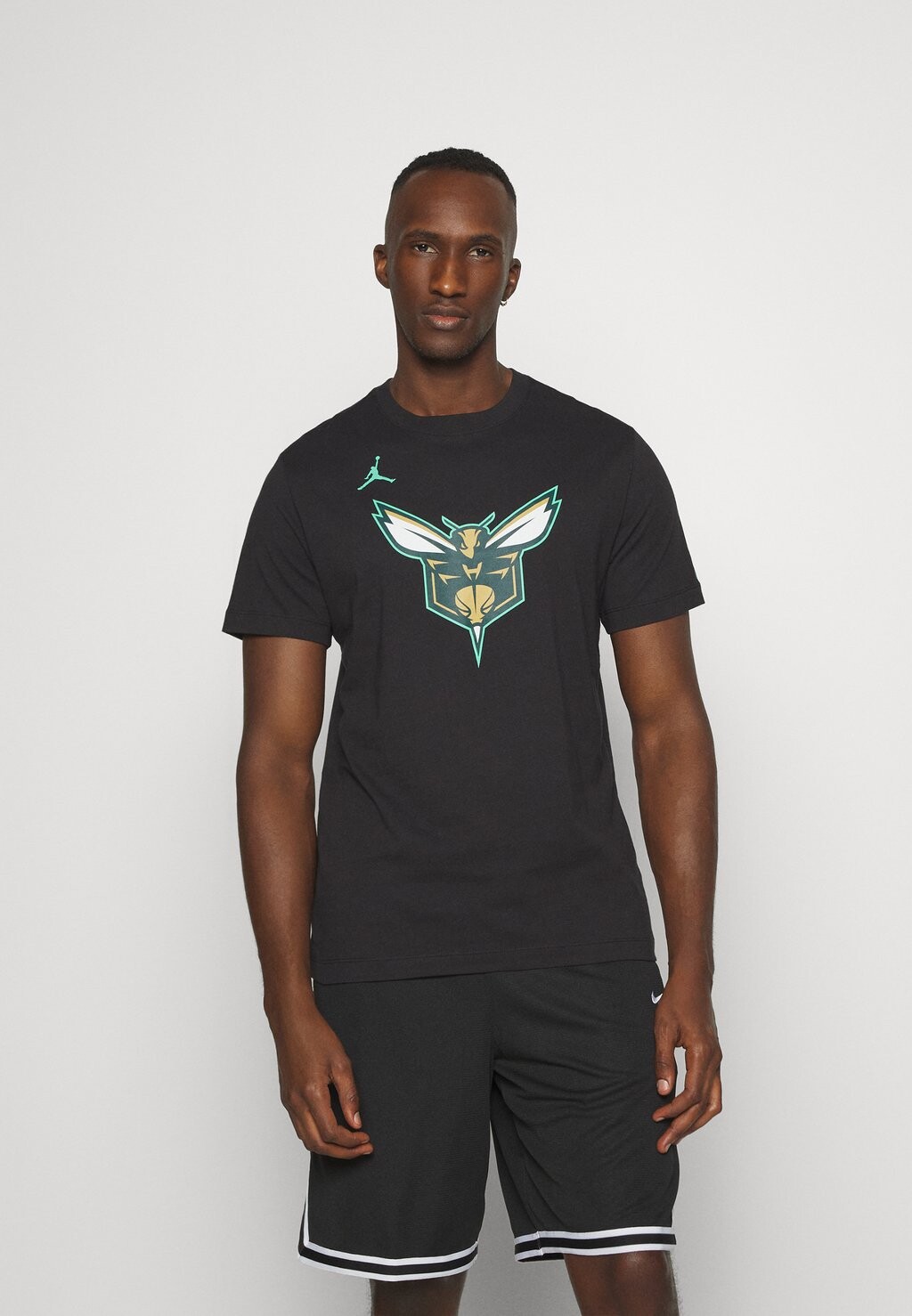 цена Футболка с принтом Nba Charlotte Hornets City Edition Tee Nike, черный