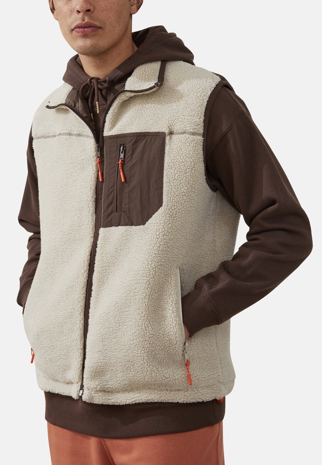 

Жилет Cotton On, бежевый