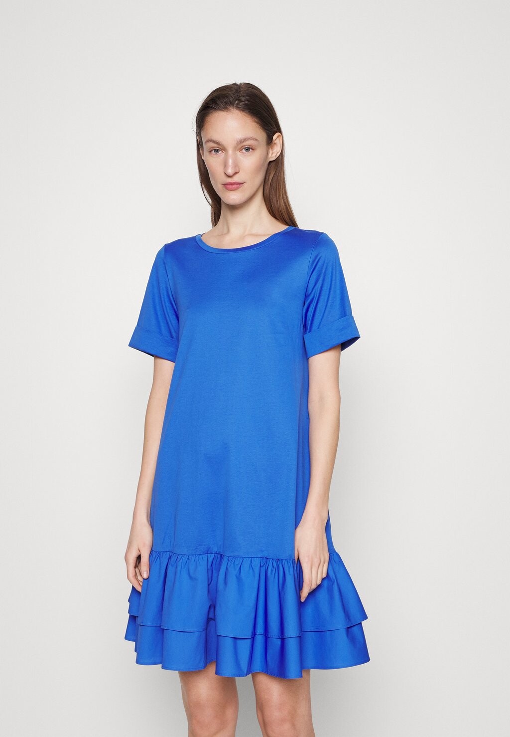 

Платье из джерси василькового цвета WEEKEND MaxMara, синий