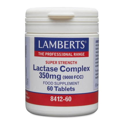 Лактазный комплекс 350 мг 60 капсул, Lamberts