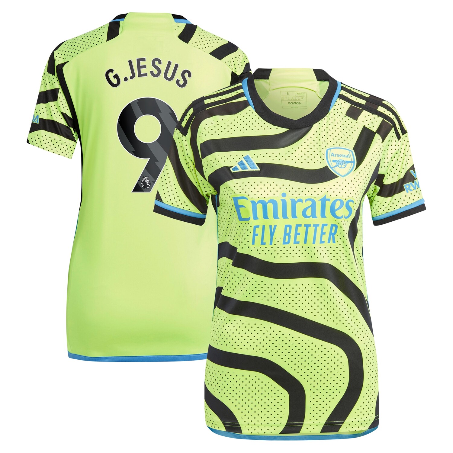 

Джерси Adidas Replica Gabriel Jesus Arsenal, салатовый