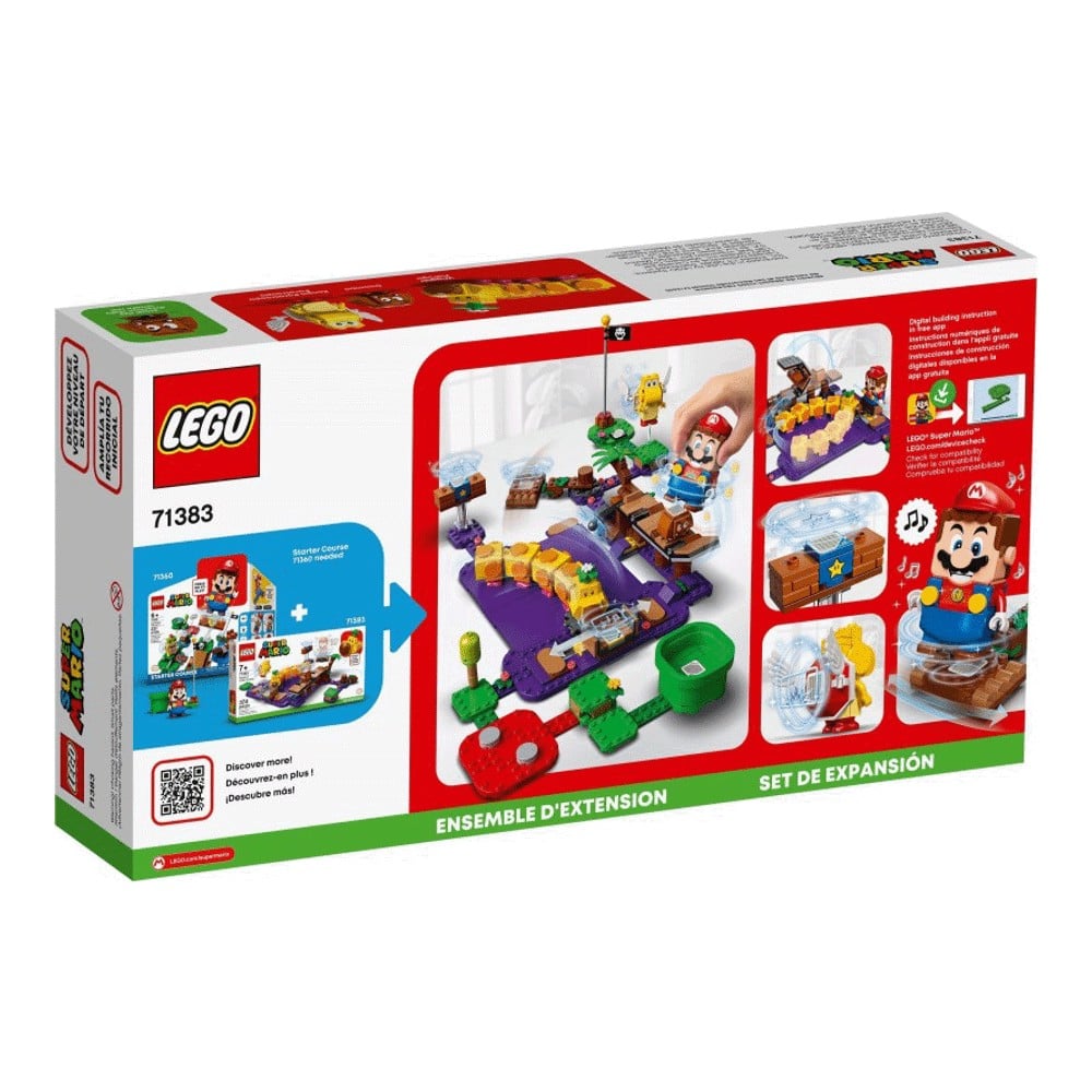 Конструктор LEGO Super Mario 71383 Дополнительный набор «Ядовитое болото  егозы» – заказать из-за рубежа в «CDEK.Shopping»