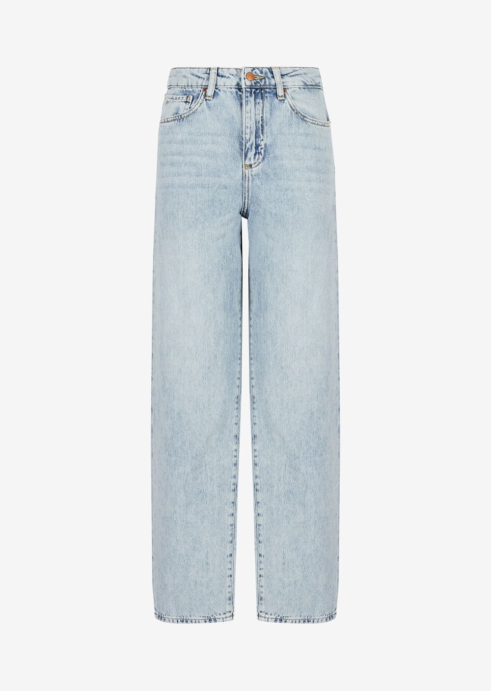 

Джинсы прямого кроя из денима из органического хлопка J90 Armani Exchange, синий