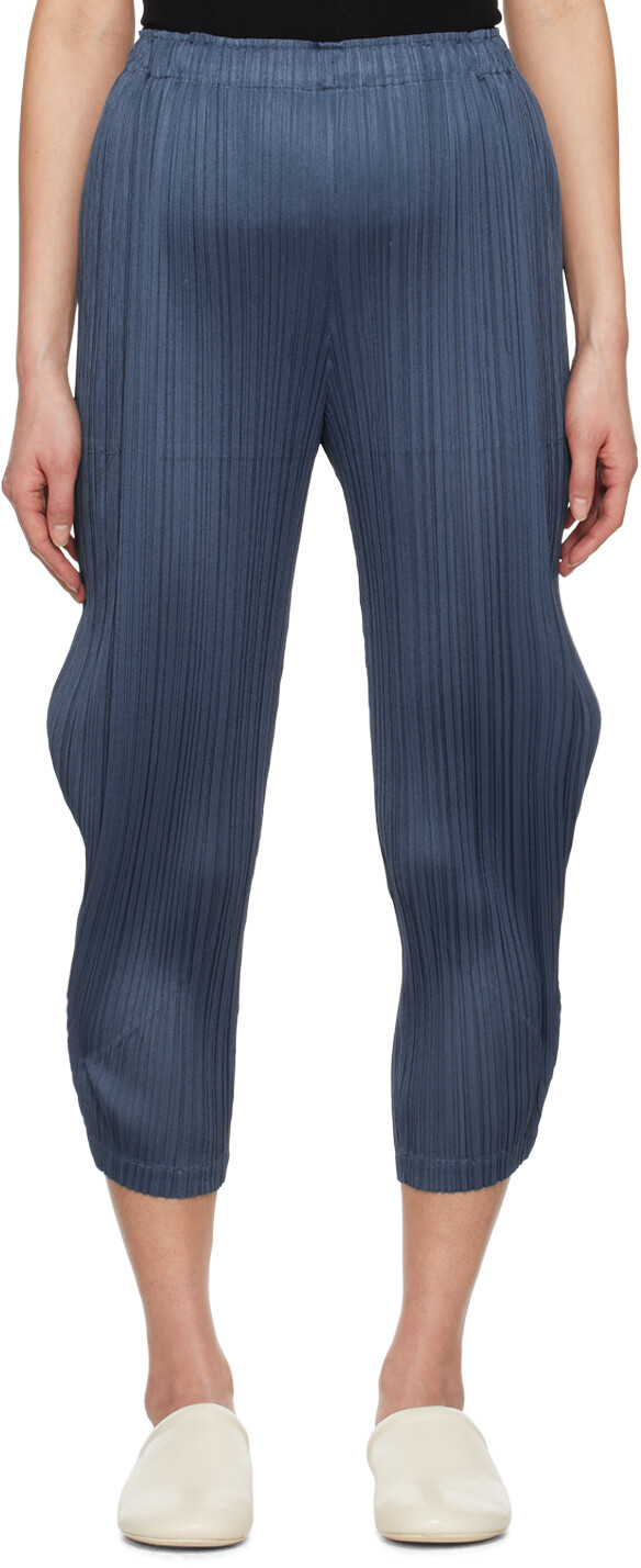 

Синие брюки Monthly Colors January Pleats Please Issey Miyake