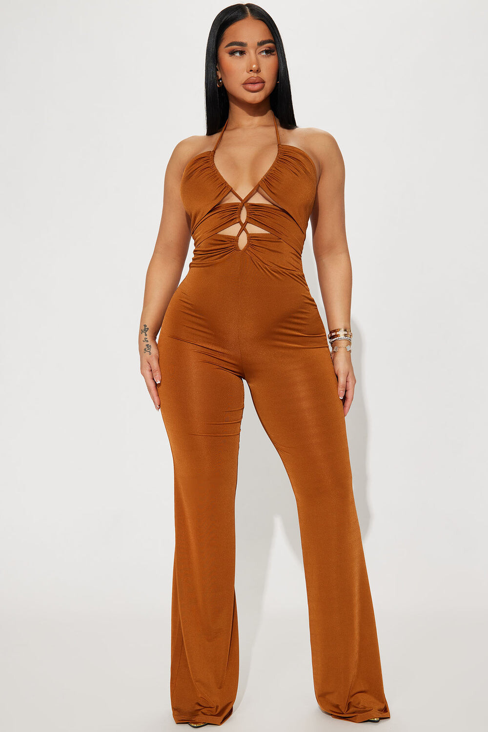 

Комбинезон Fashion Nova FE23A138, кэмел
