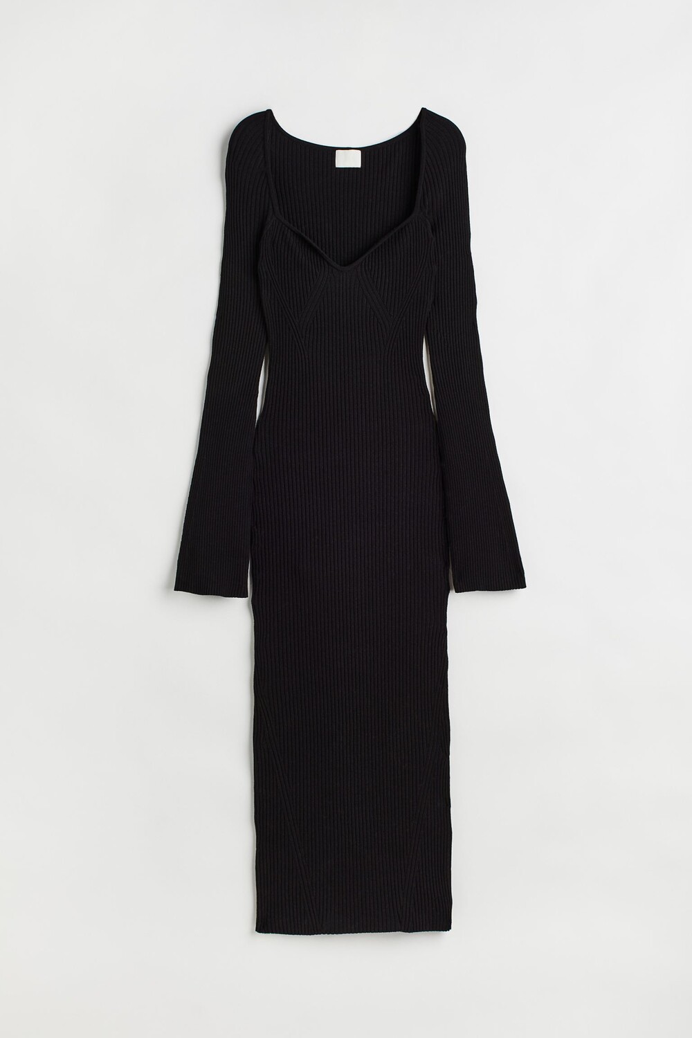 

Платье H&M Rib-knit, черный