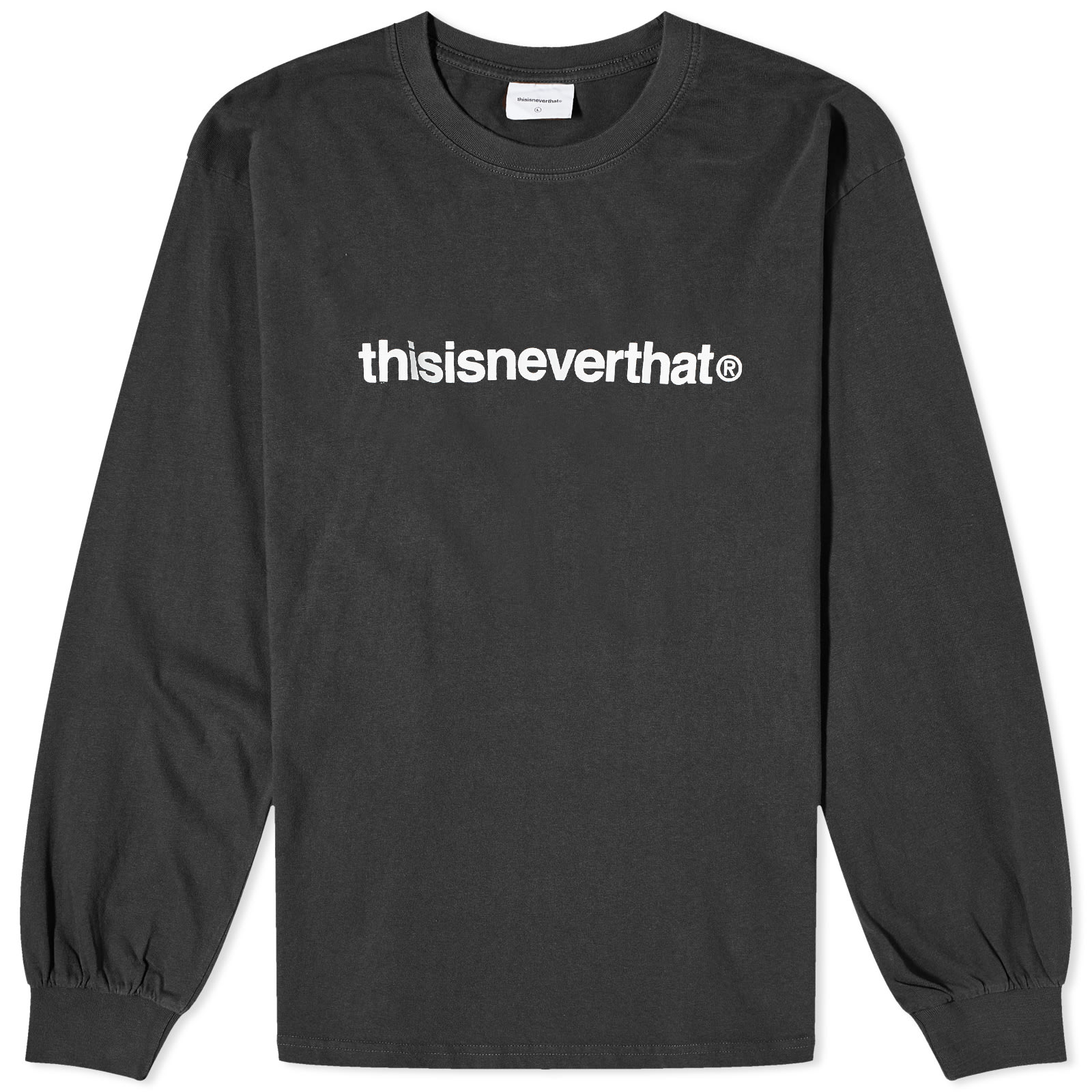 Лонгслив Thisisneverthat T-Logo, черный thisisneverthat t logo hoodie