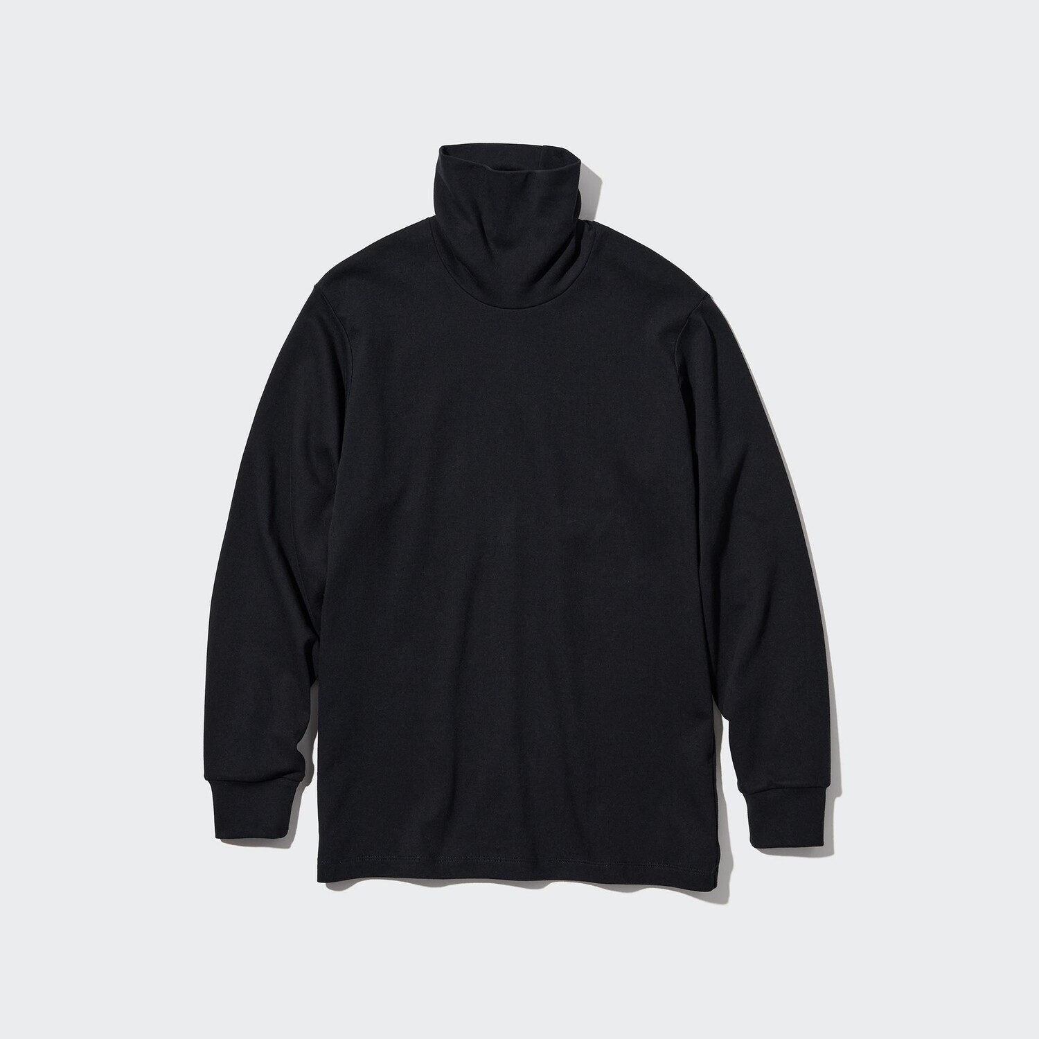 

Футболка Uniqlo Soft Touch с высоким воротом, черный