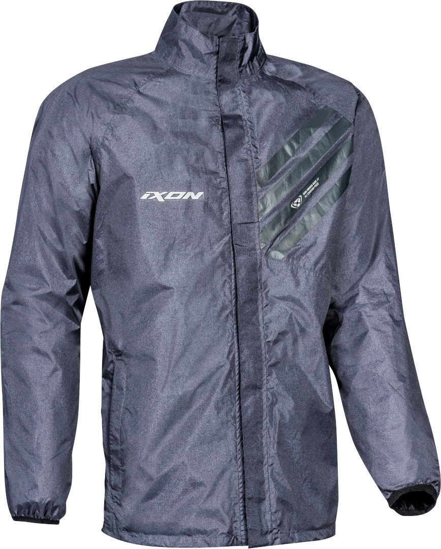Куртка Ixon Stripe дождевая, серо-синяя фото