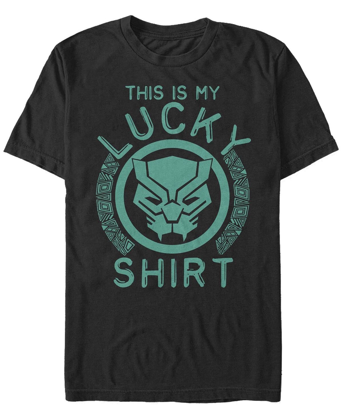 

Мужская футболка с круглым вырезом с короткими рукавами lucky panther Fifth Sun, черный
