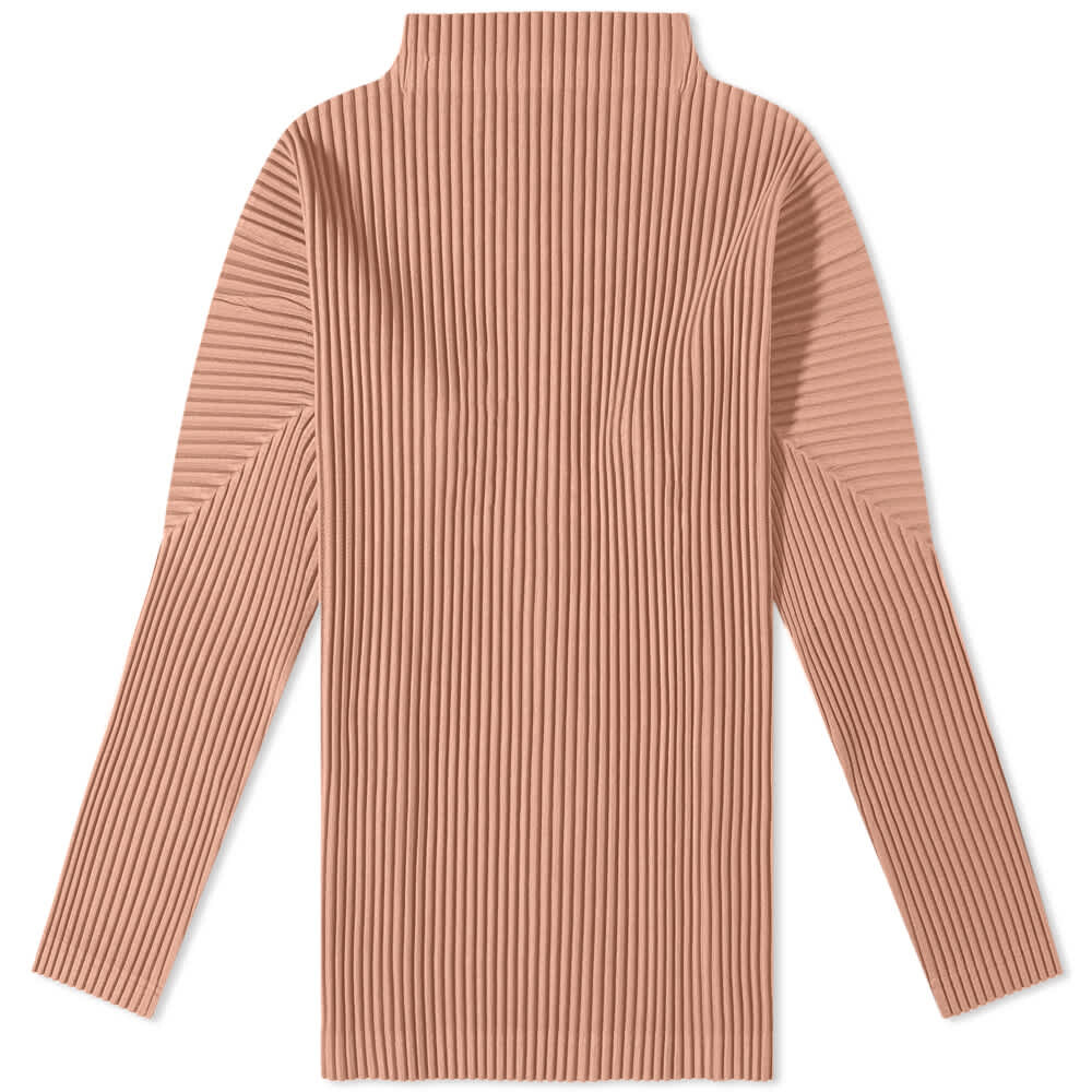 

Джемпер Homme Plissé Issey Miyake Long Sleeve Pleated Roll Neck, Коричневый