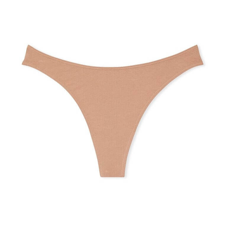 

Трусики-стринги Victoria's Secret Stretch Cotton, бежевый