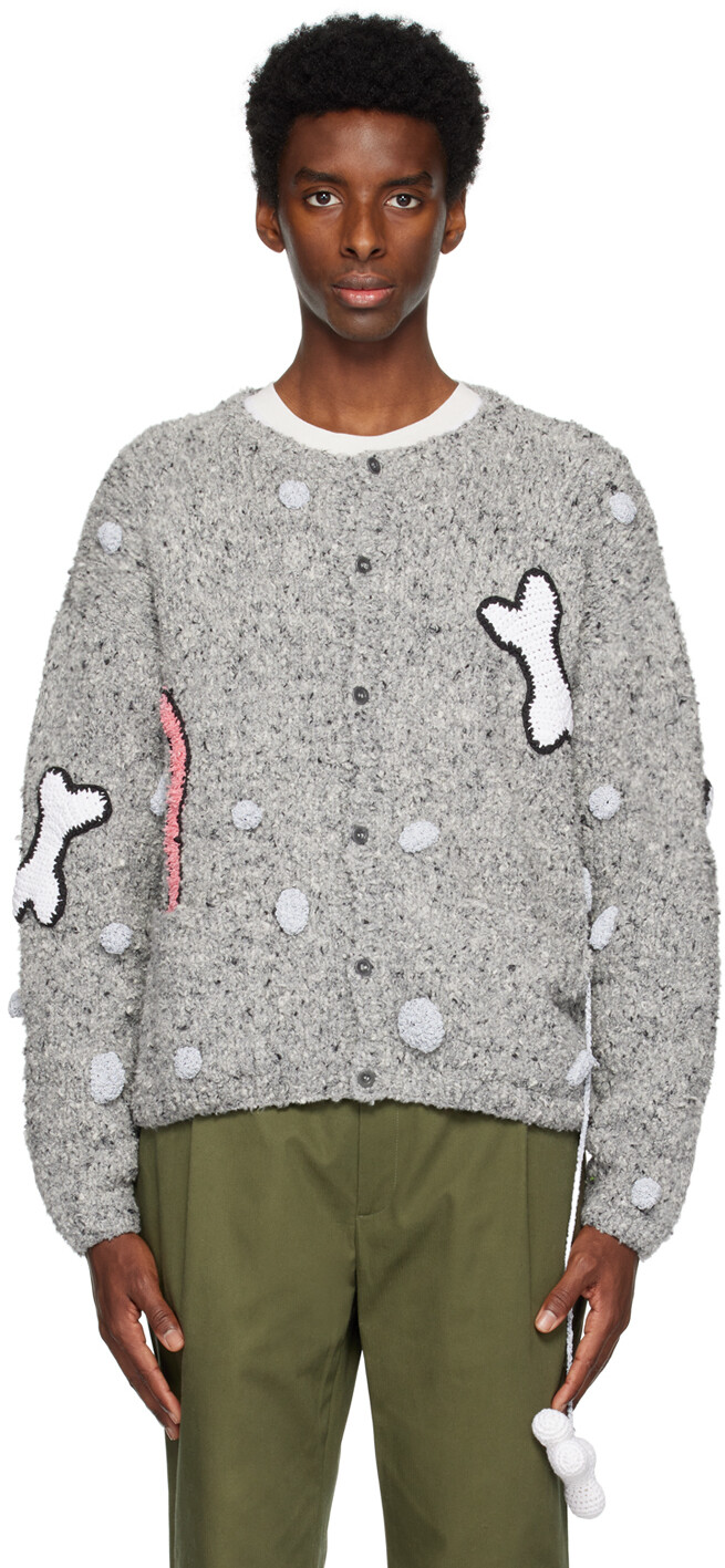 

Серый кардиган \Тундра\"" Sky High Farm Workwear
