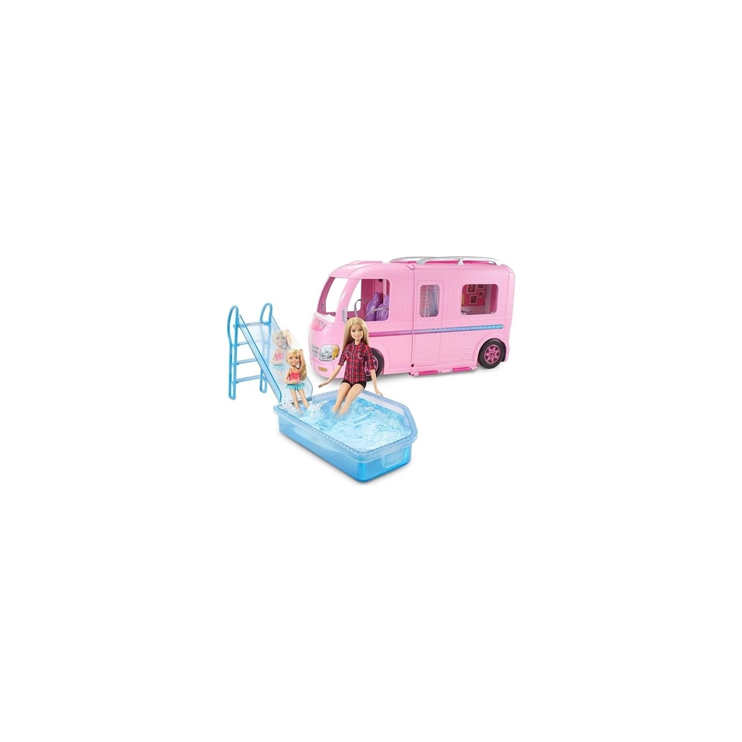 Игровой набор Barbie дом на колесах и бассейн FBR34