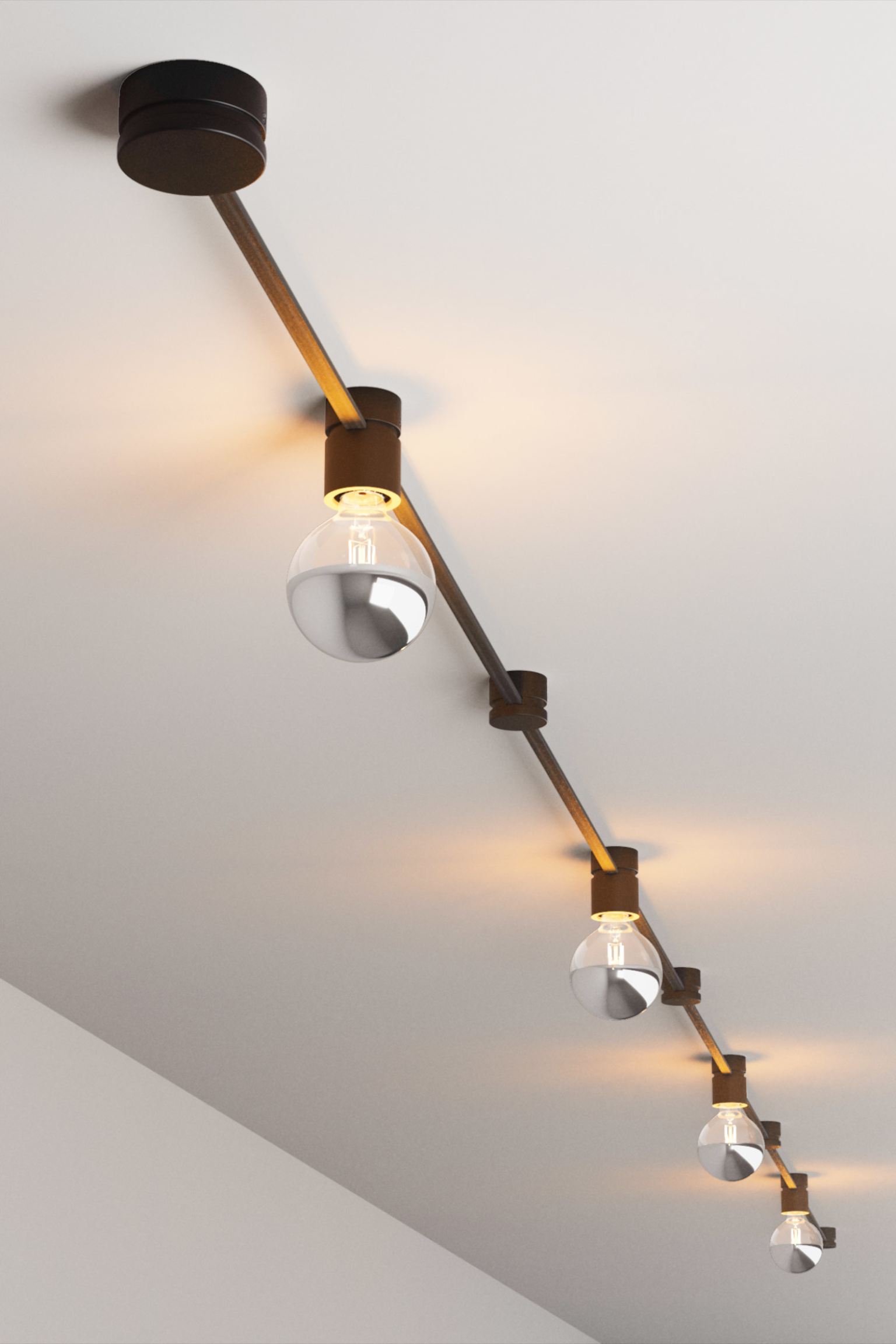 Потолочный светильник Creative Cables Personalized, черный настенный потолочный светильник kanlux plafmin o 25690