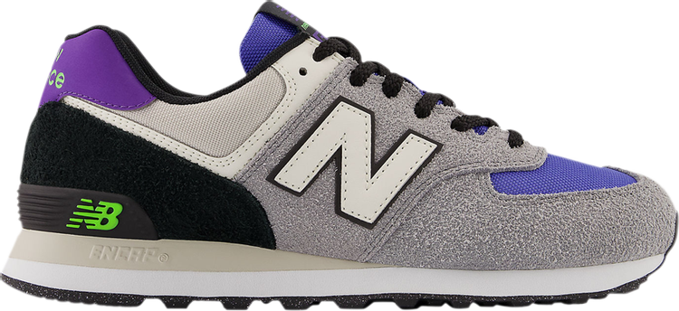 Grey and purple on sale new balance 574