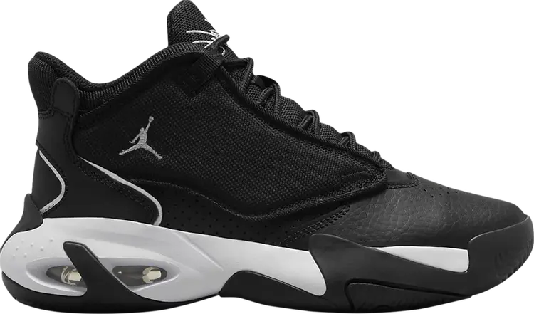 

Кроссовки Jordan Max Aura 4 GS Black Metallic Silver, черный