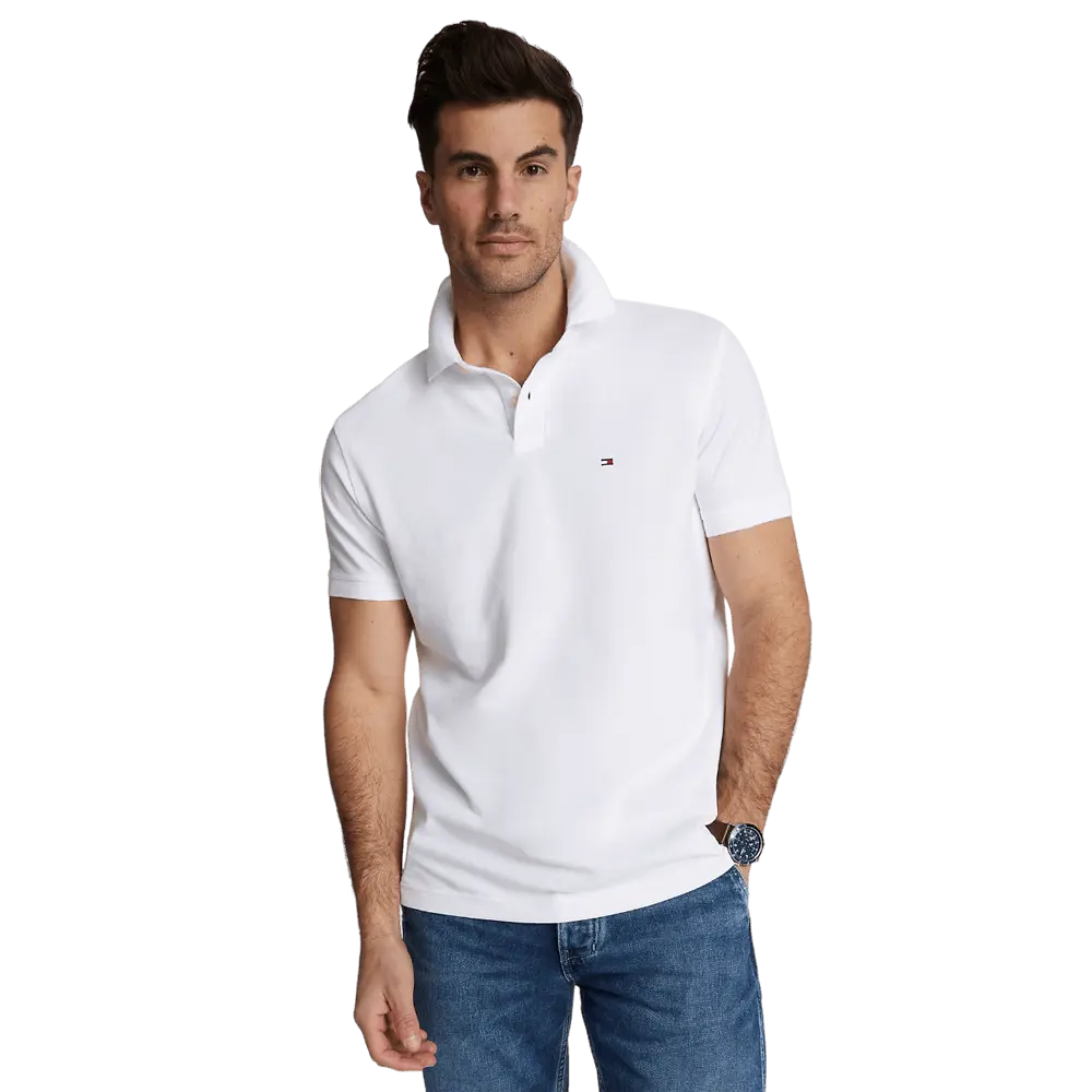 

Поло Tommy Hilfiger Regular Fit, белый