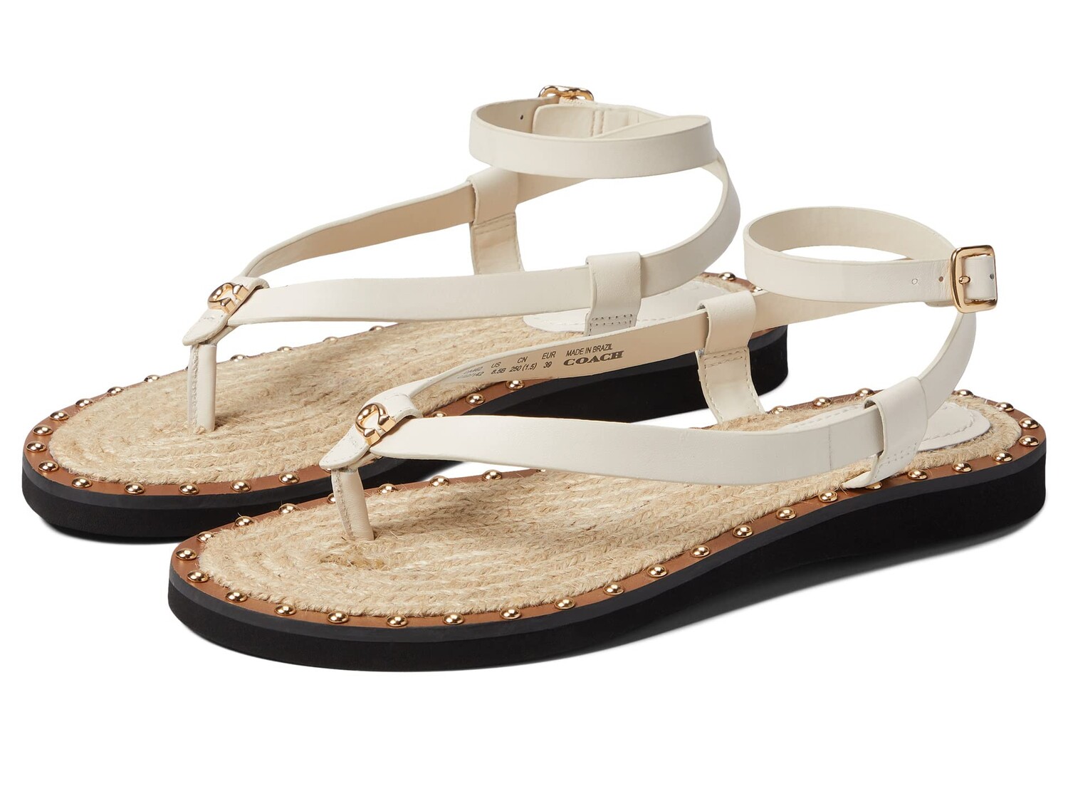 

Сандалии COACH, Gracey Leather Sandal