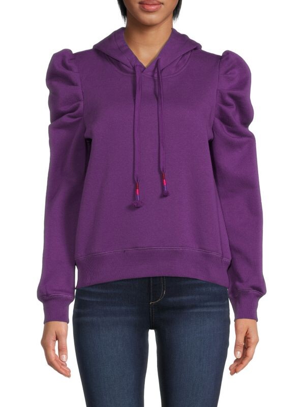 

Худи janine с пышными рукавами Rebecca Minkoff Purple