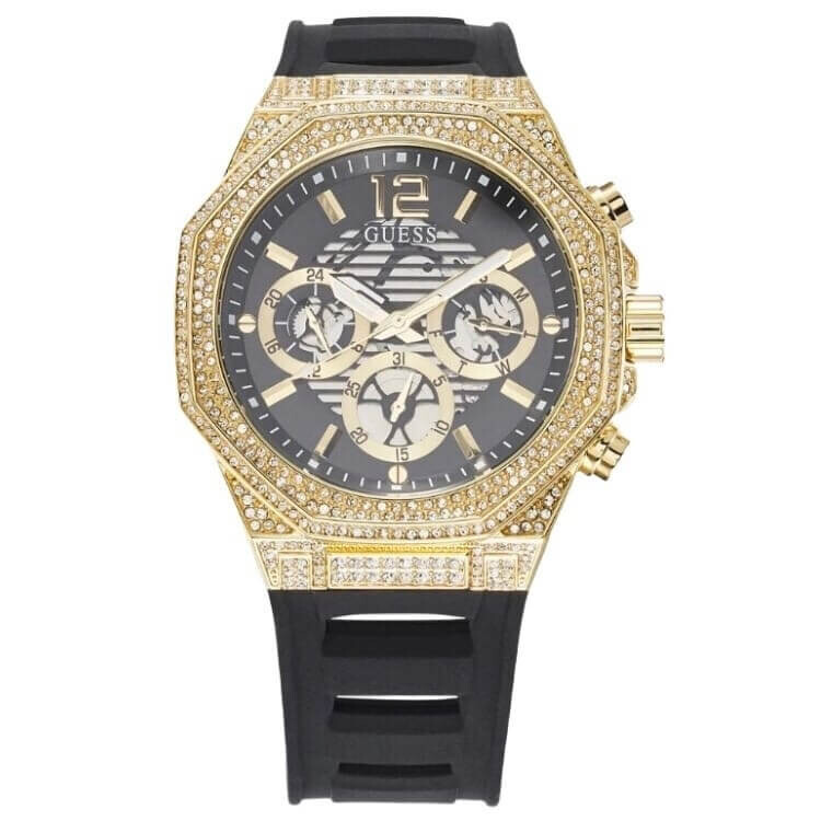 Часы наручные Guess, черный наручные часы guess gw0401l1