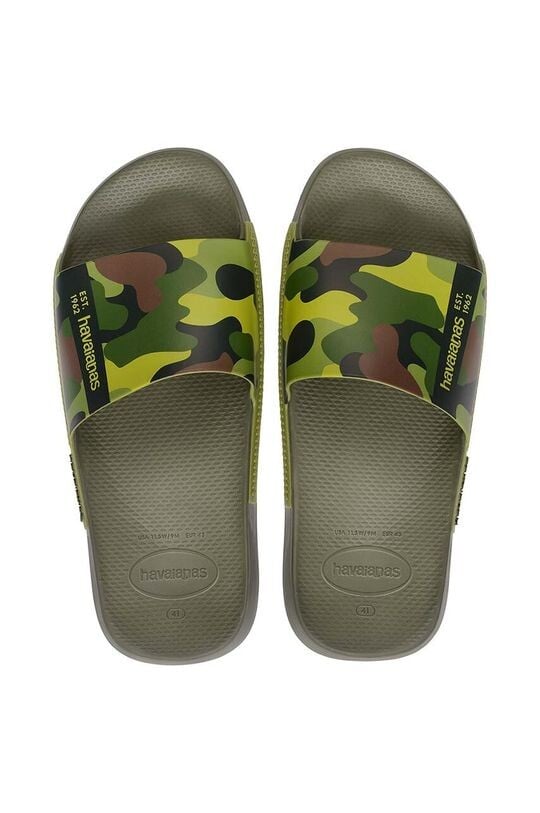 

Шлепанцы с принтом Havaianas, зеленый