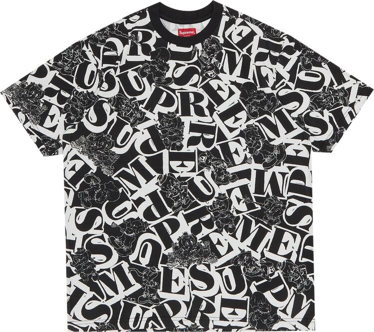 

Футболка Supreme Elephant Short-Sleeve Top 'Black', черный