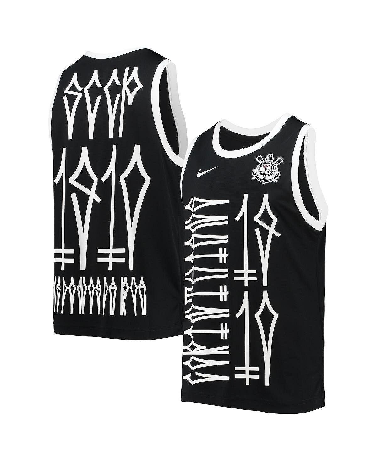 

Мужская черная баскетбольная майка corinthians Nike, черный