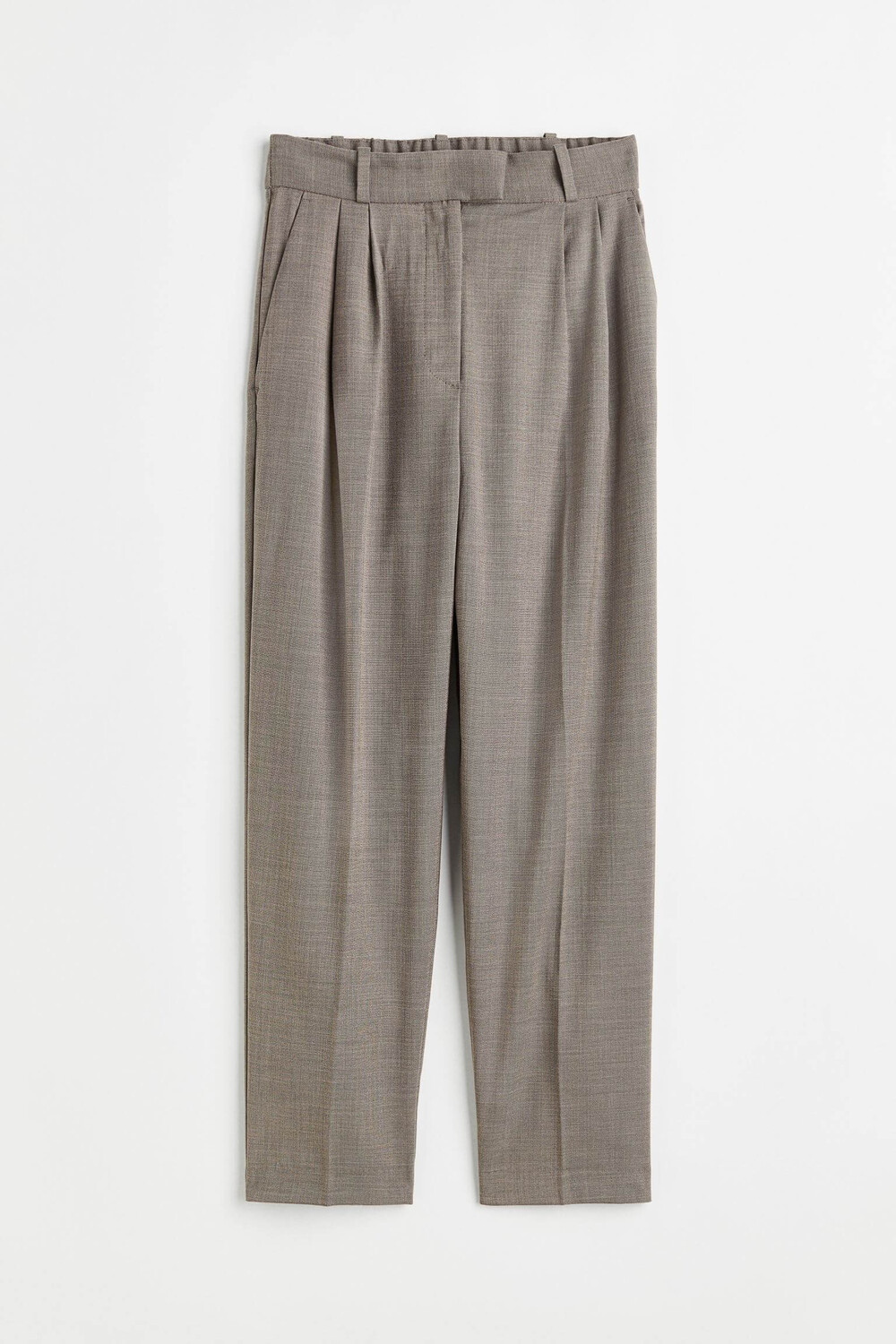 

Брюки H&M Ankle-length, серо-бежевый