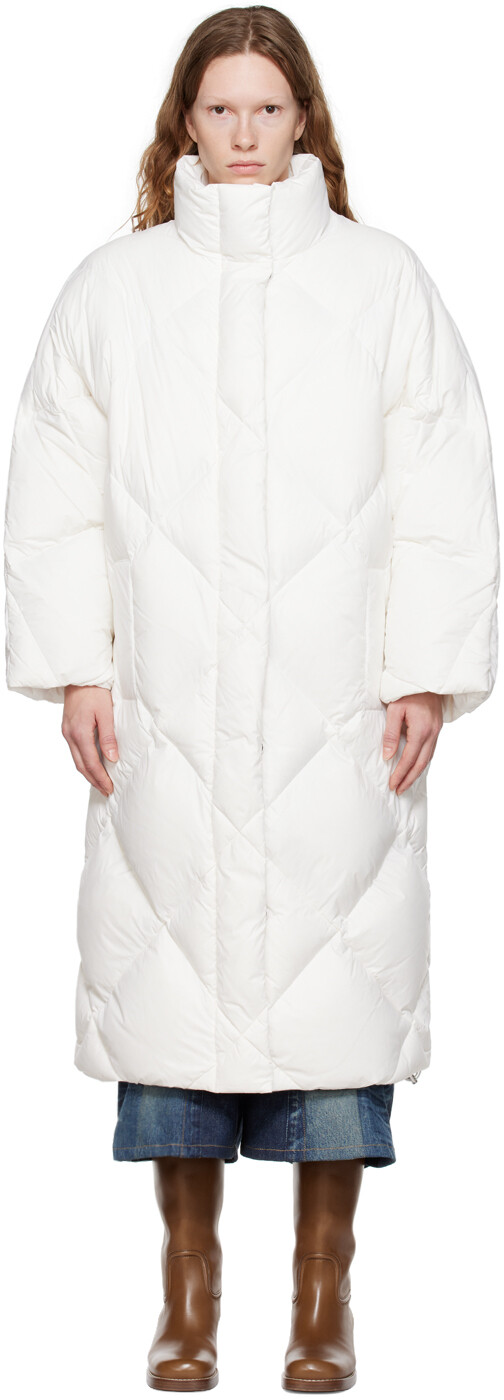 

Пуховое пальто Off-White Anissa Stand Studio, Коричневый
