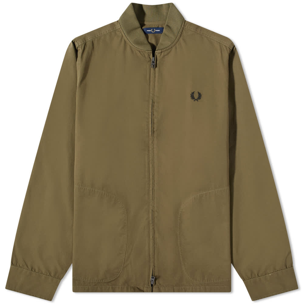 

красный - Верхняя рубашка-бомбер Perry Zip Through Fred Perry Authentic