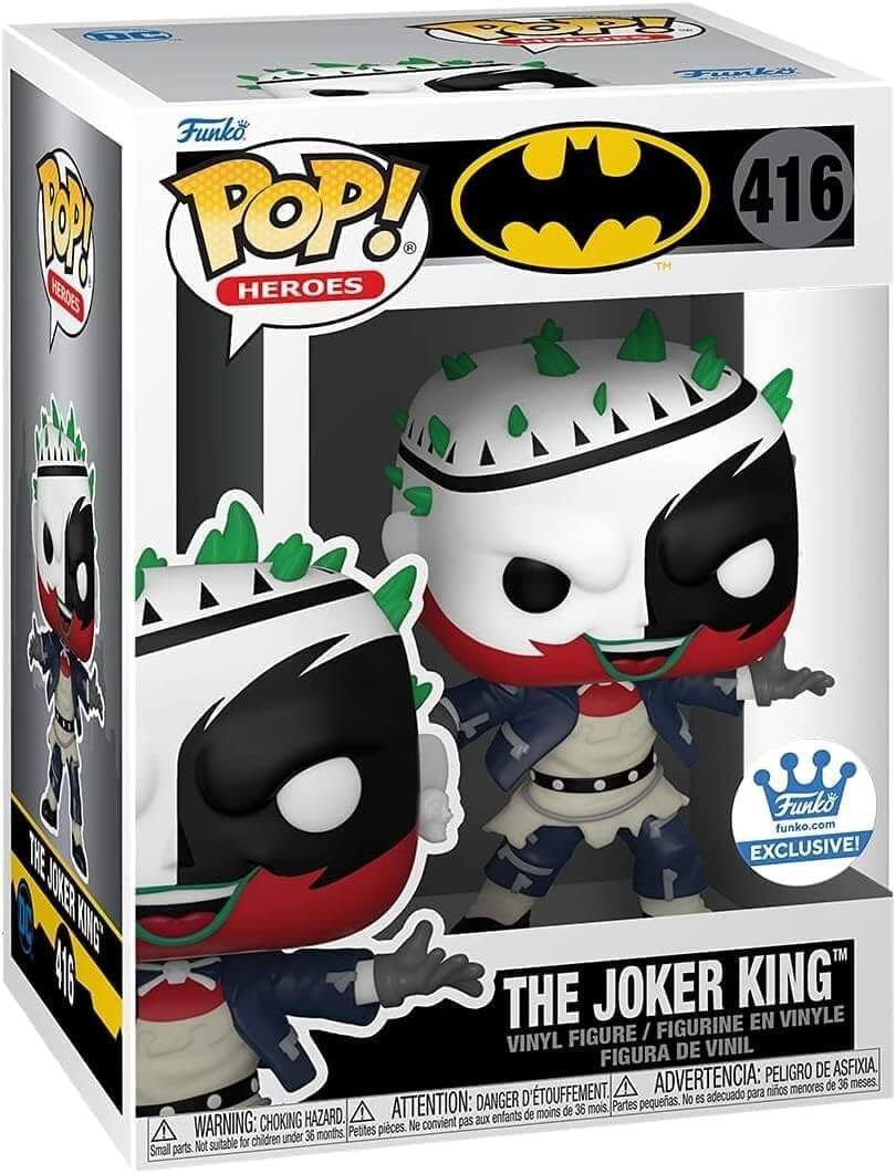 Фигурка Funko POP! Heroes #416 - Batman The Joker King Exclusive фигурка funko pop heroes dc batman the joker king exc 416 58203