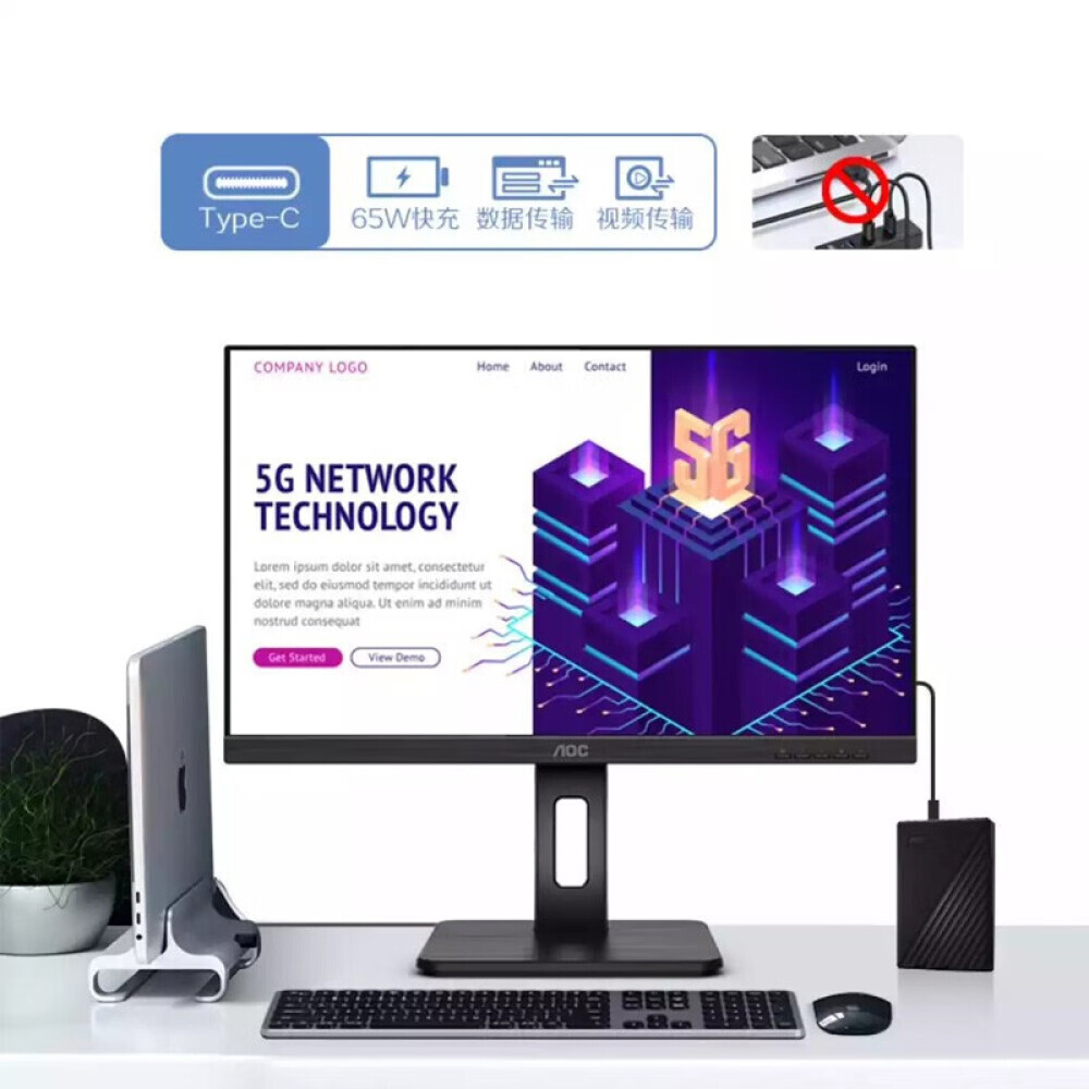 

Монитор AOC Q27P2C 27" IPS 2K 75Гц
