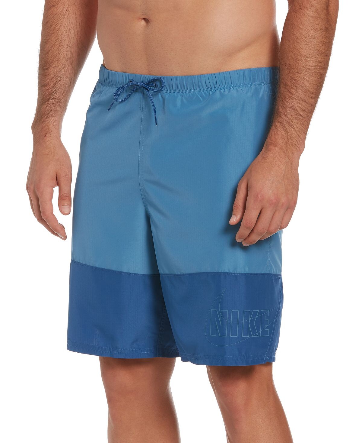 

Мужские пляжные шорты Nike Split Colorblocked Packable 9, синий