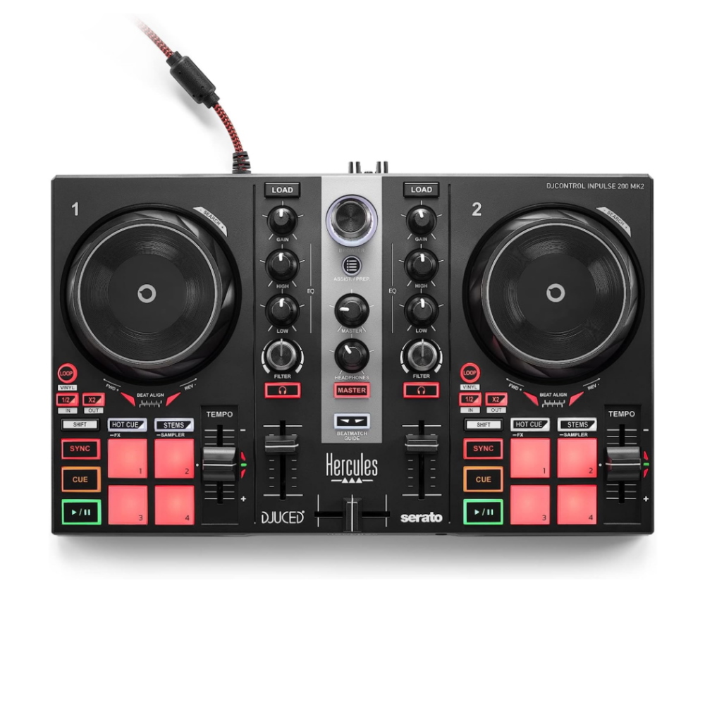 цена DJ-контроллер Hercules DJ DJControl Inpulse 200 mk2