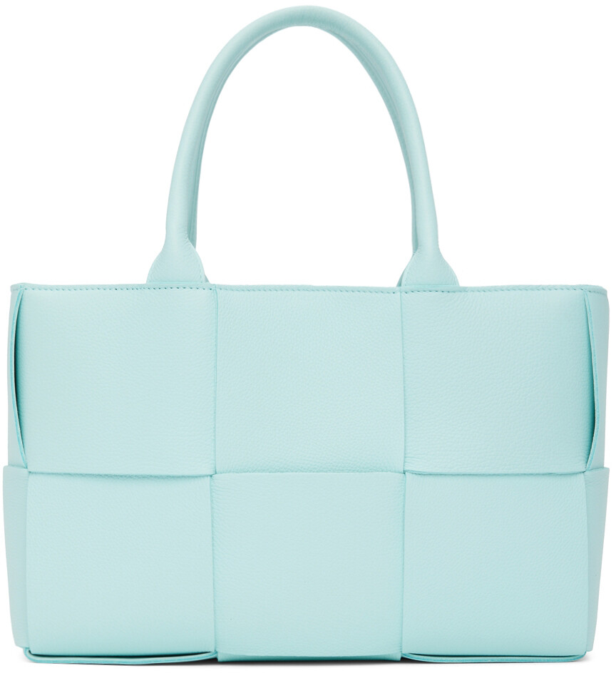

Синяя большая сумка Arco Bottega Veneta