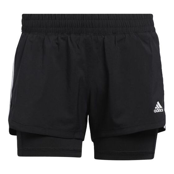 

Шорты Adidas Pacer 3s 2 In 1 Training Sports Black, Черный